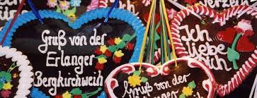 Traditional Gingerbread Heart Bavaria Germany Bavarian Recipes Erlangen