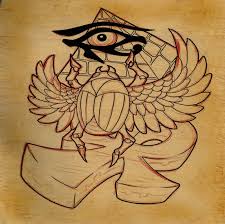 Egyptian pyramids tattoos that you can filter by style, body part and size, and order by date or score. Flying Scarab Bug With Ankh Cross And Egyptian Pyramid Tattoo Design By 3rdeyedreams Tattooimages Biz