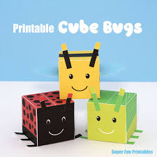 Free 2022 printable calendar template browse all of our latest powerpoint templates or backgrounds by category , popularity , colour or tag. 3d Cube Bugs Paper Craft The Craft Train