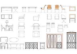 Ibiza right arm chair 542.dwg: Classic Furniture Set Dwg Free Cad Blocks Download