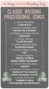 144 Swoon Worthy Songs For Every Part Of Your Wedding Day Processional Songs Wedding Ceremony Song List Wedding Ceremony Songs