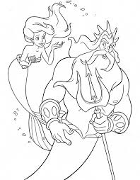 The king triton gives to the queen a beautiful music box. Ariel Flatter King Triton Coloring Page Coloring Sun