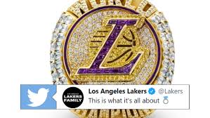 After introductions from lakers' families and frontline workers. The Most Expensive Championship Rings Of All Time Are Full Of Unique Features Article Bardown
