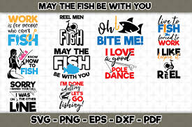 Download May The Fish Be With You Svg Bundle Cut Files By Svgartsy Thehungryjpeg Com