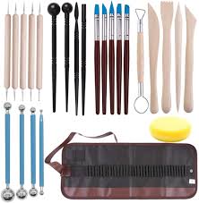 Tool selection ultimately depends on the artist and the project. Amazon Com Sitake Polymer Clay Tools Set 24 Pcs Ceramic Clay Modeling Sculpting Carving Tools For Rock Painting Cake Fondant Decoration Pottery Ceramics Artwork Holiday Crafts