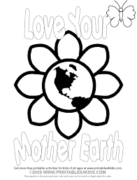 Puzzle your way through the bounty of nature with eeboo's mother earth 1000 piece puzzle, illustrated by maya hanisch (@maya_hanisch). Love Your Mother Earth Coloring Page Printables For Kids Free Word Search Puzzles Coloring Pages And Other Activities
