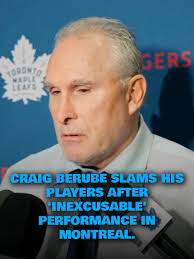 Maple Leafs head coach goes off