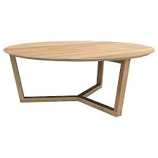 The duo of compact oak tables are perfectly versatile and may be used as lamp tables, bedside tables, end tables or coffee tables. Ethnicraft Tripod Coffee Table Ylighting Com