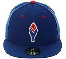 New Era 5950 Atlanta Braves Feather Fitted Hat Royal Red White Atlanta Braves Fitted Hats Braves Hat