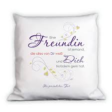Kuschelkissen Beste Freundin Kuschelige Geschenkidee Für Frauen