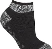HEAT HOLDERS - Ladies low cut thermal slipper ankle socks in 4 colors, 5-9 US