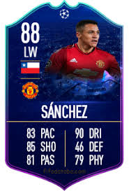 Alexis sanchez is being announced as a manchester united player while playing glory, glory man united on the piano. Alexis Sanchez Fifa 19 Spieler Statistik Card Preis