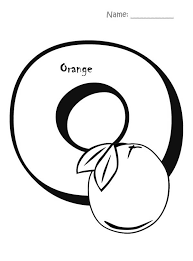 In orange colors you will see the highest levels of yellow and magenta. Letter O Is For Orange Coloring Page Best Place To Color