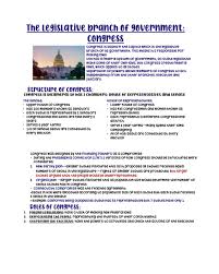 Simply explained: Understanding the US Congress: Legislative Branch  Spotlight (Politics) - Knowunity