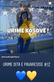 Pavarsia e kosovespavarsia e kosoves. Urimet E Yjeve Per Diten E Pavaresise Telegrafi