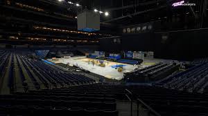 However, before this weekend's games, crews installed the final four court wednesday morning at lucas oil stadium. From Michigan S Up To Indianapolis Meet The Company Behind The Final Four Court Wthr Com