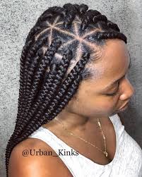 Braided hairstyles are a fantastic choice for kids because they are a lot of fun to do. Urbanista Jumbo Triangle Box Braids W Feedin Cornrows The Perfect Summer Style Cute Simple Box Braids Styling Box Braids Hairstyles Triangle Box Braids