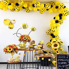 Honey bee party decorations banners, for a first birthday, baby shower, nursery, or gender reveal party! Childrens Birthdays Table Decorations Bee Themed Honeycomb Party Supplies Decorative Honey Party Supplies For Baby Showers 4 Pieces Bumblebee Honeycomb Centerpieces Table Toppers Decoration Party Supplies Toys Games Psp Co Ir