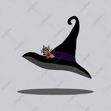 Witch Hats Black And White Clipart Images For Free Download - Pngtree