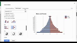 Population Pyramid Updated Using Google Sheets