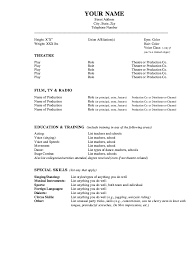 You can staple it at the edge, middle or on the back of your headshot. Fill In The Blank Acting Resume Template Resumesdesign Acting Resume Acting Resume Template Job Resume Samples