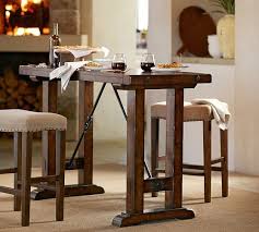 Benchwright Bar Height Table Pub Table Sets Pub Table And Chairs Pub Style Dining Sets