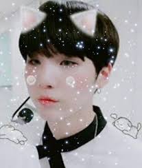 Suga hair face head cheek chin forehead black hair illustration lip . Cute Min Yoongi Bts Know Your Meme