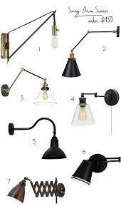 Reading bedroom wall lights ideas. Swing Arm Wall Lamps Under 150 Emily A Clark Swing Arm Wall Lamps Wall Lamps Bedroom Wall Lamp