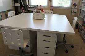 Our Schoolroom Ala Ikea Confessions Of A Homeschooler Ikea Desk Ikea Homework Room
