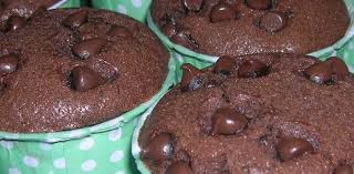 Muffin Coklat Cip Recipe Muffins Baking Resepi Cupcake