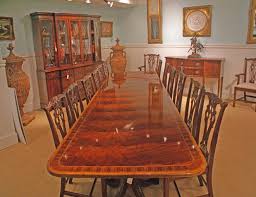 Ingwer magnussen founded the company in 1931, in the town of kitchener, ontario. Banded Cathedral Mahogany Georgian Style Pedestal Dining Table By Leighton Hall For Sale At 1stdibs