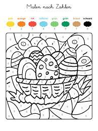Haben sie dieses ostern das beste aus beiden welten. Wenn Ihr Kind Das Ganze Motiv Auf Der Kostenlosen Vorlage Mit Den Farben Ausgemalt Hat Die Den Nummern Malen Nach Zahlen Kinder Malen Nach Zahlen Ostern Malen