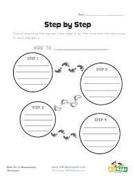 Or you can provide a graphic organizer with the alphabet printed on it. Step By Step Graphic Organizer All Kids Network