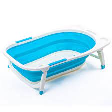 Baby Folding Collapsible Portable Bathtub W Block Portable Bathtub Baby Bath Tub Baby Tub