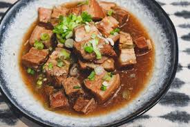 Chinese Five Spice Braised Pork Belly And Eggs.  Http://Www.Tastepadthai.Com/Chfispbl.Html | Braised Pork Belly, Pork Belly, Braised  Pork