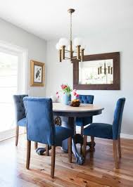 Style By Emily Henderson Dining Room Blue Affordable Dining Room Blue Dining Chair