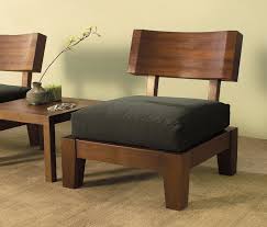 Japanese Bedroom Freestanding Espresso Black Fabric Pads Twin Chairs With Square Freestanding Espresso Varnish Furniture Modern Wood Furniture Furniture Design