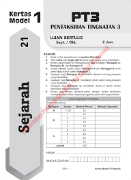 Skor A Pt3 2021 Sejarah Membalik Buku Halaman 1 16 Anyflip