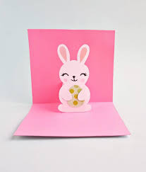 Use a styrofoam egg to make this hoppingly cute bunny. Pop Up Bunny Easter Card Cute Easter Craft For Kids With Free Printable