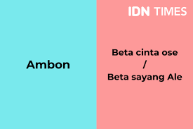 Maybe you would like to learn more about one of these? Mengucapkan Aku Sayang Kamu Dalam Berbagai Bahasa Daerah