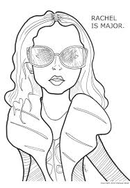 It is sure that it reminds you of your childhood. Realistic Fashion Model Coloring Pages