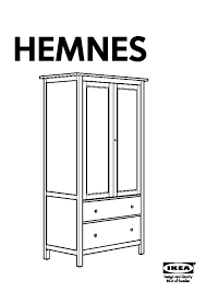 The left has a clothes rail with a shelf above. Hemnes Wardrobe White Ikeapedia