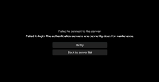 Jul 17, 2014 · please try again later, sorry! Minecraft Failed To Login Authentication Servers Are Currently In Maintenance Minecraften