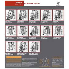 marcy sm4000 deluxe smith machine home gym with weight bench