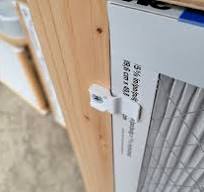 Clips for DIY HVAC Air Filters (8) - Primary color: White