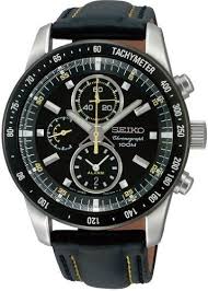 Seiko Chrono Chronograph For Him Alarm Seiko 384 95