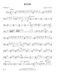 589 music sheets for any instrument in our online catalog for free. Samuel R Hazo Rush Trombone 1 Sheet Music Notes Chords Download Printable Pdf 346024 Score