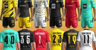 Browse kitbag for official borussia dortmund kits, shirts, and borussia dortmund football kits! Pes 2013 Borussia Dortmund 20 21 Kits Kazemario Evolution