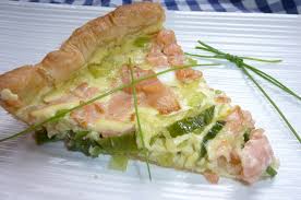 Torta salata zucchine e salmone. Torta Salata Con Salmone E Porro Virginie S Blog