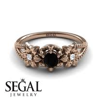 Beautiful Black And Red Engagement Rings The Flower Cocktail Ring Black Diamond Ring Kennedy No 11 Unique Diamond Engagement Rings Sapphire Engagement Ring Blue Unique Engagement Rings